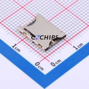 SMN-335-ARP6 SIM Card Connector SMD Connector Plug-In Type Nano SIM Card Card Holder 1.2mm - Product Image 1