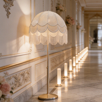 Lampe de chemin ZKAI personnalisée avec abat-jour parapluie, support métallique, pour décoration de mariage
