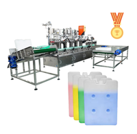 Machine de remplissage entièrement automatique brevetée PLC à grande vitesse, économe en énergie, précision 100 %, multicolore, pour eau, gel et boissons
