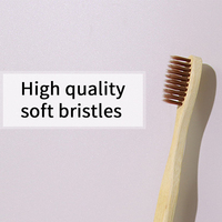 Brosse à dents en bambou jetable écologique pour hôtels |   100% biodégradable |   Zéro plastique |   Doux |   Logo personnalisé disponible