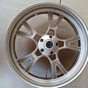 Llanta delantera de freno de disco de rueda de aleación de aluminio para motocicleta de <span class=keywords><strong>14</strong></span> pulgadas para piezas de repuesto de bicicletas eléctricas - Product Image 1