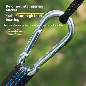 <span class=keywords><strong>Hamac</strong></span> de camping portable d'extérieur durable avec moustiquaire automatique à ouverture rapide en nylon résistant - Product Image 4