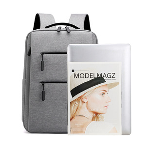 Mochila Cruzada de Gran Capacidad para Hombre, Moderna, para Negocios, para Portátil, con Forro de Poliéster, Logotipo Personalizado, Bolsa de Regalo de PU - Product Image 2