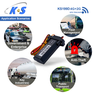 실시간 추적 및 원격 모니터링 기능을 갖춘 자동차 용 GPS 추적기 IP67 방수 전원 차단 경고 - Product Image 6