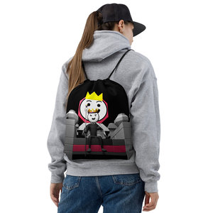 KING Stickman's Drawstring <b>Bag</b> Lightweight Portable Oxford Canvas Cotton Casual Vintage <b>String</b> <b>Bag</b> Handle for Daily Storage Use - Product Image 2