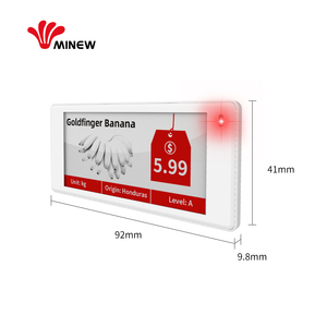 Minewtag NFC ptl eink e-nhãn tùy chỉnh eink Bảng điều chỉnh điện tử nhãn Kệ siêu thị <span class=keywords><strong>wifi</strong></span> kỹ thuật số giá thẻ hiển thị - Product Image 2