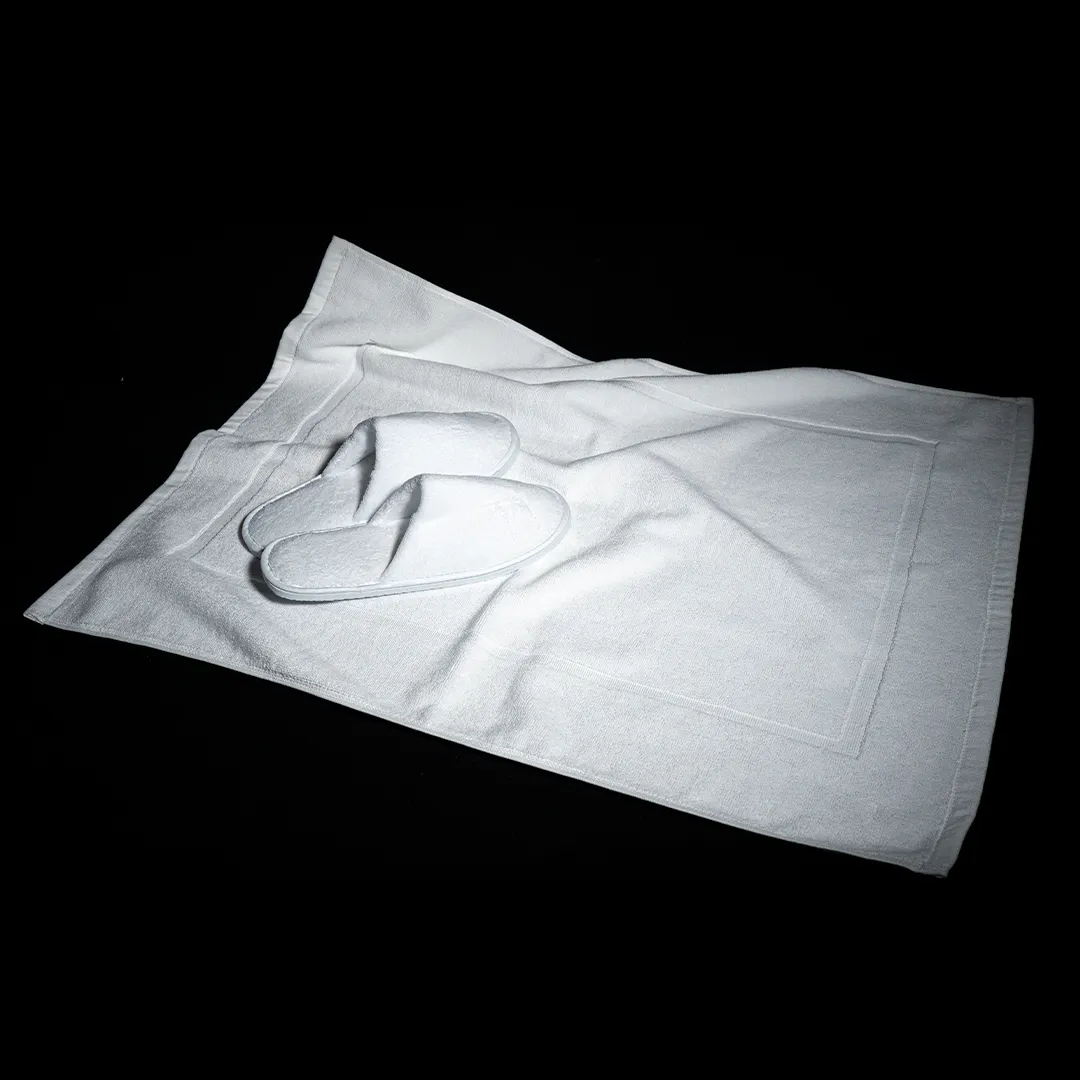 बाथरूम के लिए सर्वश्रेष्ठ 100% कॉटन जेकक्वार्ड फ़्लोर तौलिया अवशोषक नॉन-स्लिप डोर मैट फ़ुट तौलिया