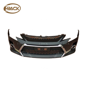 I-PACK Tự Động Phụ Tùng Cơ Thể Kit Xe Phía Trước <span class=keywords><strong>Bumper</strong></span> Cho Toyota Mark X 2013-2018 Xe Phía Trước <span class=keywords><strong>Bumper</strong></span> Lip Lưới Tản Nhiệt Spoiler Bộ Phận Cơ Thể - Product Image 6
