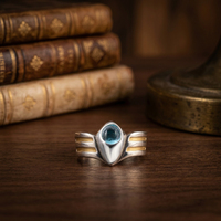 Bagues en laiton plaqué or 18 carats tendance sur le thème de l'anime Ultraman & Kamen Rider – Cadeaux de fête uniques et simples pour le quotidien
