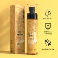 Spray capillaire à l'eau de riz et au romarin, marque privée, Disaar, spray stimulant la croissance des cheveux, anti-chute, nourrissant, fortifiant et réparateur du cuir chevelu
