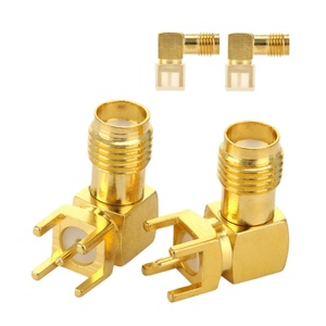 Connecteur coaxial RF femelle en cuivre G-karve, vis extérieure, trou intérieur, <span class=keywords><strong>prise</strong></span> d'<span class=keywords><strong>antenne</strong></span> pour la communication de données - Product Image 1