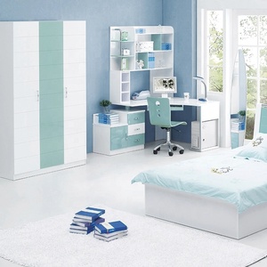 NOVA 20KAD042-cama de diseño de madera para niños jóvenes, dormitorio completo, suelo individual, pintura brillante, moderno, 20KAD042 - Product Image 3