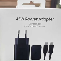 Adaptateur secteur USB-C T4511 45W, câble Type-C 5V/3A, chargeur rapide pour Sam S25ULTRA S24