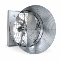 Ventilateur d'extraction anti-corrosion pour ferme, ventilateur d'extraction pour bâtiment avicole, ventilation de tunnel pour bâtiment d'élevage, exigences pour commande en gros