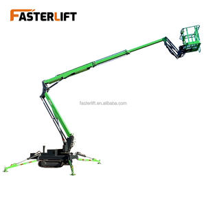 Diskon barang baru 12m 14m 16m medan kasar dilacak Boom Lift Cherry Picker Crawler Spider Man - Product Image 1