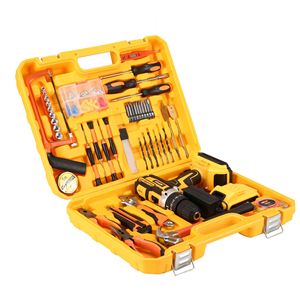 Juego de 124 piezas de herramientas portátiles inalámbricas, taladro percutor inalámbrico, destornilladores eléctricos a batería, <span class=keywords><strong>destornillador</strong></span> de torque K, directo de fábrica - Product Image 3