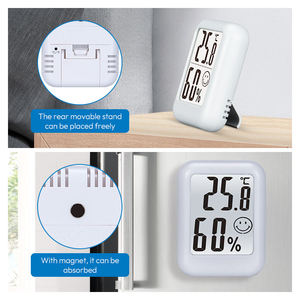 Mini thermomètre hygromètre numérique électronique sensible avec affichage <span class=keywords><strong>du</strong></span> niveau de confort - Product Image 3