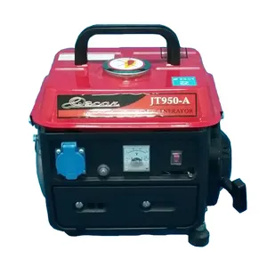 Minigenerador de gasolina de 800W, 2 tiempos de emergencia, uso doméstico, granja, iluminación de 800w, refrigerado por aire de cobre, alta calidad