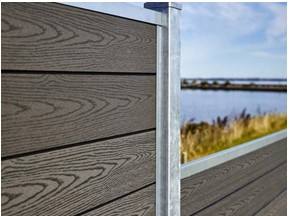 <span class=keywords><strong>Panneau</strong></span> de Clôture WPC Imperméable en <span class=keywords><strong>Composite</strong></span> Bois-Plastique, Clôture Décorative pour Jardin et Mur d'Intimité - Product Image 6