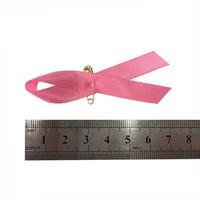Ruban en satin rose simple face de 7 cm, en polyester doux, haute ténacité, le plus épais et durable, pour la sensibilisation au cancer du sein