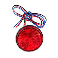 24Led rond rouge jaune blanc clignotant feux de position latéraux réflecteur pour camion bus caravanes