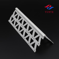 Perle d'angle pour mur plâtre PVC perle d'angle en plastique vente en gros