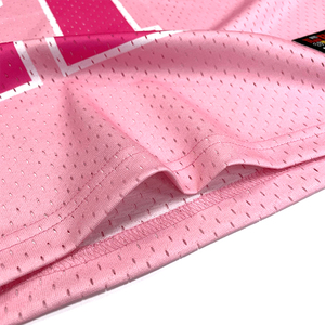 Camiseta de fútbol de malla personalizada para mujer, ropa de calle ajustada recortada rosa, tendencia deportiva, camisetas de gran tamaño - Product Image 6