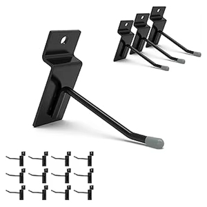 OEM Retail Store Metal Steel Slatwall Panel Security <b>Hanging</b> Display Pegboard <b>Hooks</b> - Product Image 4