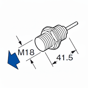 Para sensor de proximidad inductivo cilíndrico PANASONIC - Product Image 1