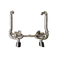 Pour Porsche 718 2.0t 2.5t, échappement sport professionnel amélioré style GT4, valve de performance, plug-and-play, acier inoxydable 304 de 1,5 mm, catback