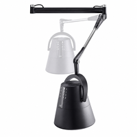 Machine à vapeur pour cheveux murale avec bras réglable et panneau de commande électronique pour les soins de coloration des cheveux