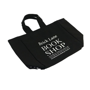 New Shopping Fashion <b>Muslin</b> Friendly White Customized Handle Custom Print Promotional 100% Cotton Canvas Tote Bag with logo - Product Image 1