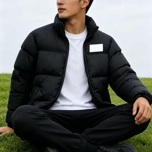 Chaqueta para Invierno en <span class=keywords><strong>North</strong></span> City, de <span class=keywords><strong>Terciopelo</strong></span>, Cálida, Transpirable, Rellena de Algodón, Impermeable, Resistente al Viento, con Capucha, de Poliéster con Acabado Liso - Product Image 4