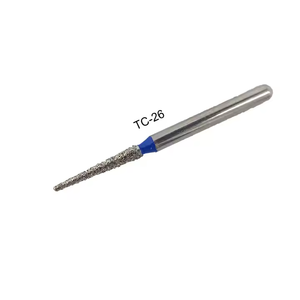 Fraise à <span class=keywords><strong>couronne</strong></span> <span class=keywords><strong>dentaire</strong></span> en diamant MDT, forme conique, différentes granulométries, alimentation manuelle, instruments chirurgicaux ISO13485 - Product Image 5