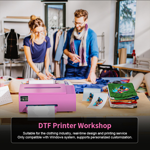 מדפסת טקסטיל DTF שטוחה מדגם FCOLOR A4 להדפסה על חולצות וסרטים לחיות מחמד קטנות, ומייבש DTF למדפסת DTF - Product Image 5