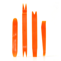 Kit de 4 outils de démontage de garnitures automobiles, jeu de leviers en plastique pour démontage de panneaux de porte, tableau de bord et audio de voiture, outils de démontage pour l'intérieur du véhicule