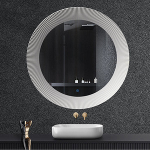 Lámpara <span class=keywords><strong>led</strong></span> moderna con control táctil para <span class=keywords><strong>espejo</strong></span> de baño, luces inteligentes de pared con atenuación continua de diseño, para maquillaje y baño - Product Image 2