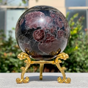 قطعة واحدة كروية عقيق طبيعي ، حجر كريستال ، كرة مبهرج للألعاب النارية ، بيع بالجملة ، شفاء ريكي ، ديكور منزلي - Product Image 2