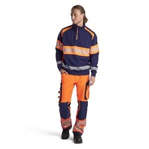 BLAKLADER-Suéter de alta visibilidad 355311588953M Azul marino/Naranja-EAN 7330509830710 ROPA DE TRABAJO DE 2017 - Product Image 3
