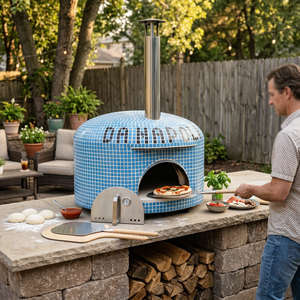 Horno de Pizza de Cerámica a Leña de Alta Productividad, Instalación Integrada, Control de Temperatura, Resistente al Calor hasta 500°C, Uso Comercial - Product Image 4