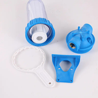 Boîtiers de filtre à eau ROYOL Duplex à 2 étages en plastique bleu 1/2" 3/4" 1" pour usage extérieur et domestique – Manuel