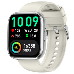 Smart Watch 1.85" HD Screen <b>Heart</b> Rate Monitor Fitness Tracker IP68 Waterproof Call for Men Women Smartwatch - Product Image 3