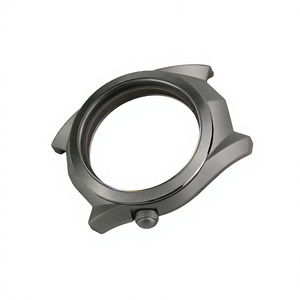 Boîtier de montre en acier inoxydable 316L de 40 mm, design automobile, compatible avec cadran de 28,5 mm, mouvement NH34/5/6/8/70/1/2, verre saphir, lunette à vis - Product Image 1