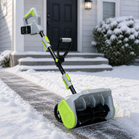 Souffleuse à neige sans fil électrique à 2 vitesses pour allée, trottoir et passage piétonnier