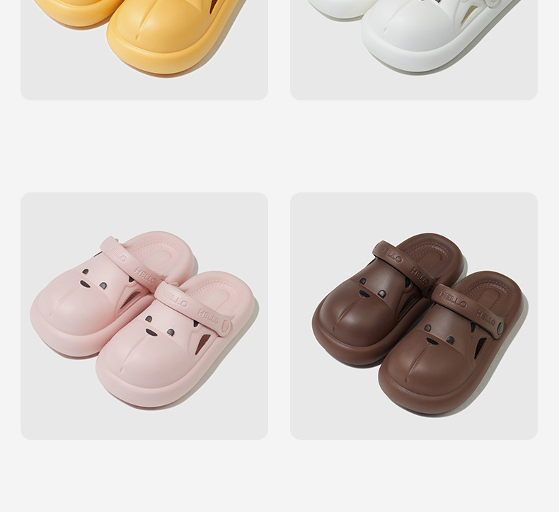 Summer Women Clog Quick Dry Wedges Slippers Ladies Garden Clogs Shoes EVA Clogs Slippers