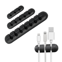 Penata Kabel USB Fangbei Durable Data Winder Desktop Set, Pengatur Kabel Nilon, Penjepit Kabel