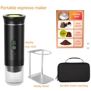 เครื่องชงกาแฟเอสเพรสโซแบบพกพาขายส่งจากโรงงาน ร้อนเร็ว ใช้พลังงานแบตเตอรี่ เหมาะสำหรับการเดินทาง แคมป์ปิ้ง ฟิตเนส รับทำโลโก้ตามสั่ง - Product Image 1