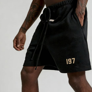 Shorts de sport pour homme avec logo imprimé, vêtements d'entraînement de gym, shorts de course pour hommes, marque privée personnalisée God - Product Image 1