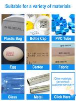 Imprimante à jet d'encre portable miniature de 12,7 mm pour la date, le logo, les bouteilles en plastique