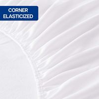 Couvre-matelas hypoallergénique 100% Serviette éponge imperméable Protège-matelas pour hôtel